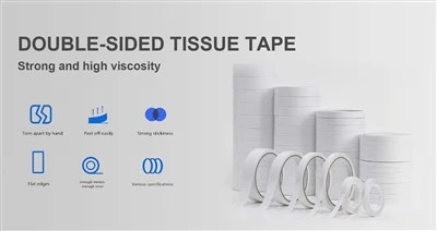 Scenario voor het gebruik van dubbelzijdige tissuetape