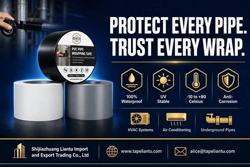 LIANTU lanceert hoogwaardige- PVC-buiswikkeltape voor de wereldwijde HVAC- en...