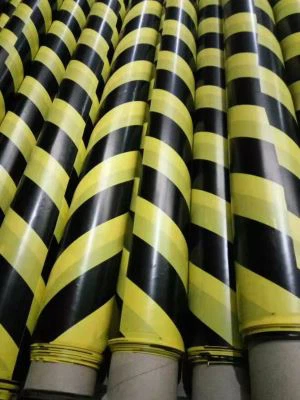 Vloermarkering Tape Log Roll / Jumbo Roll Plakband Waarschuwingsmarkering PVC-tape