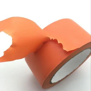 Pvc Orange Proteciton Tape Easy Tear Met de hand